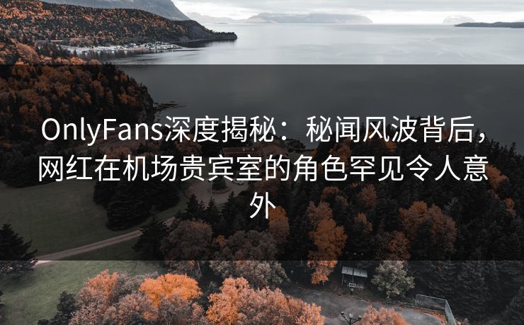 OnlyFans深度揭秘：秘闻风波背后，网红在机场贵宾室的角色罕见令人意外